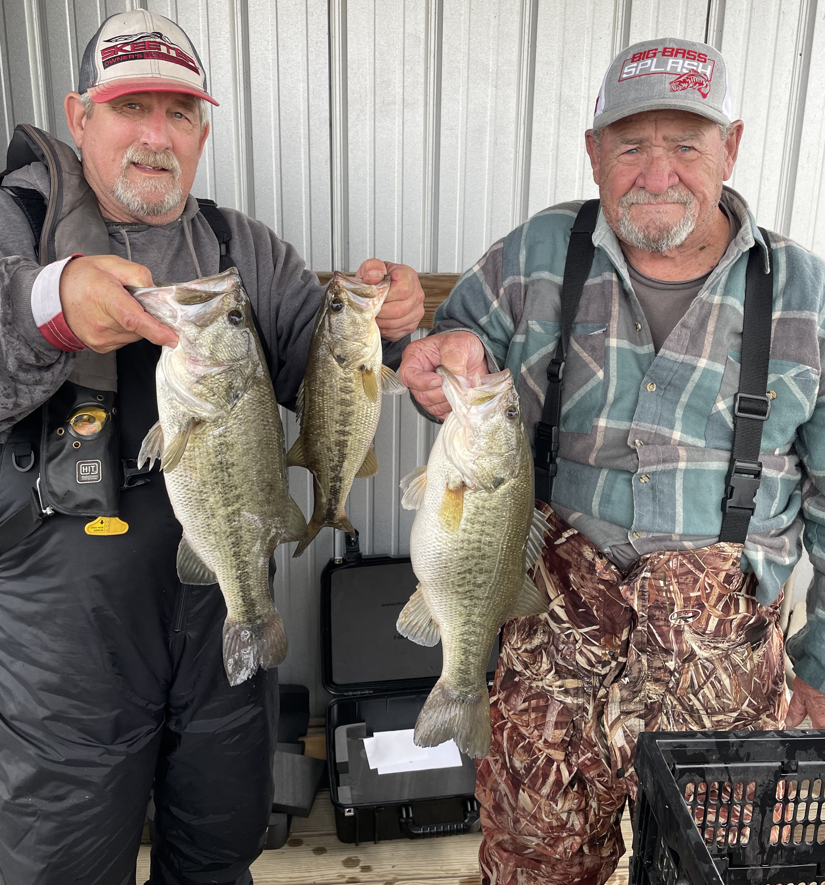 Fred and Bo with some nice bass at Lake Palestine!!