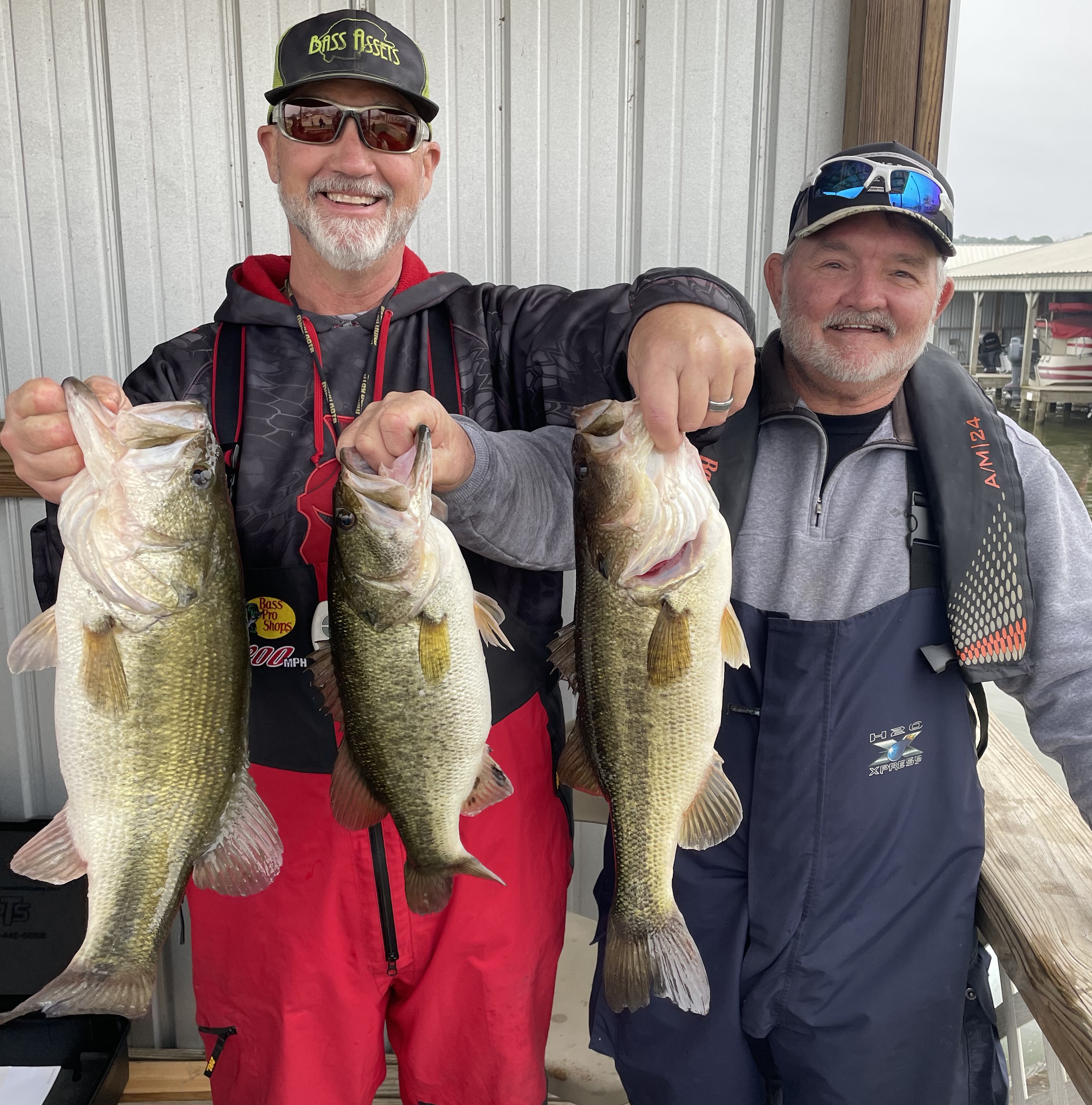 Mike and Darrell with 4th Place at Lake Palestine with 12.00 lbs!!