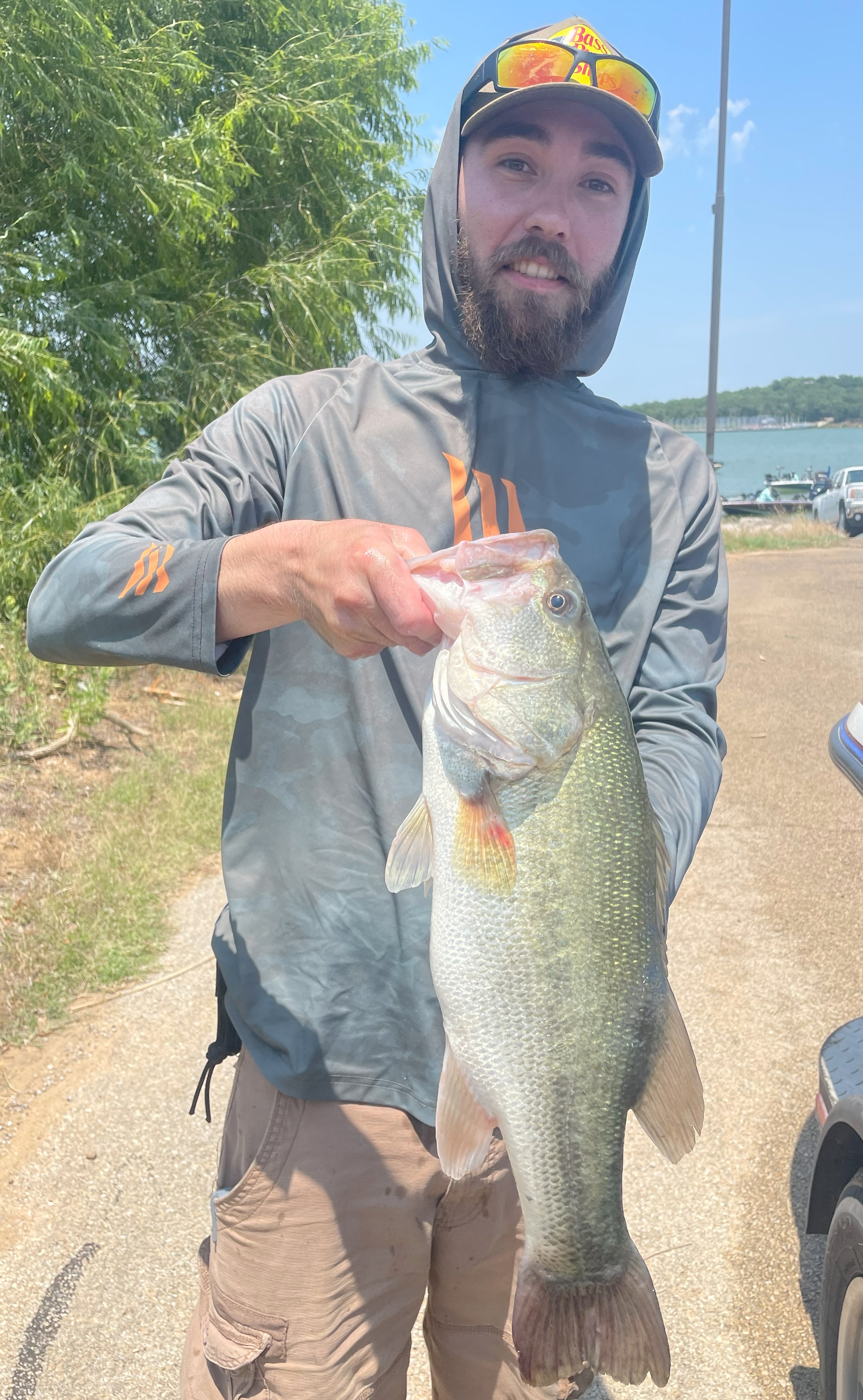 Alex Bryant with a nice Lake Ray Roberts's Bass!!